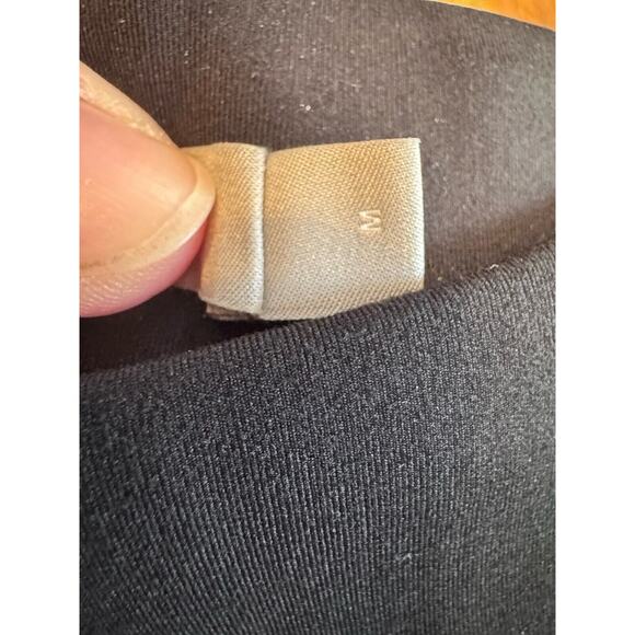 VINCE Stretch High-Rise Leggings Women’s Black M Tech Ponte Seamed Casual Career - Picture 14 of 14